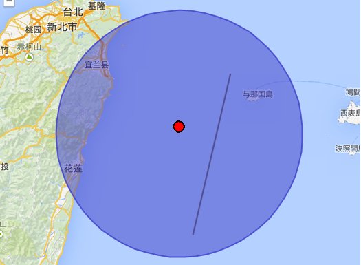 臺(tái)灣花蓮海域地震
