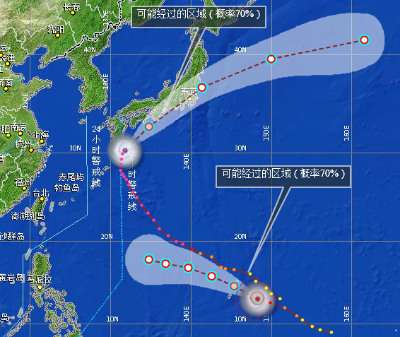 19號臺風(fēng)黃蜂路徑圖