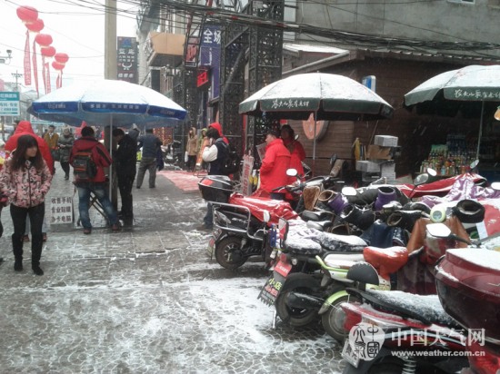 太原2015年第一場雪
