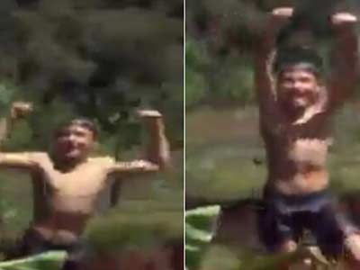 少年河中戲耍被吸走幸運(yùn)得救