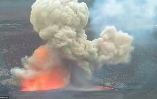 夏威夷基拉韋厄火山爆發(fā)