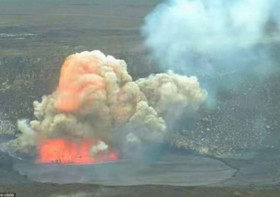夏威夷基拉韋厄火山爆發(fā)