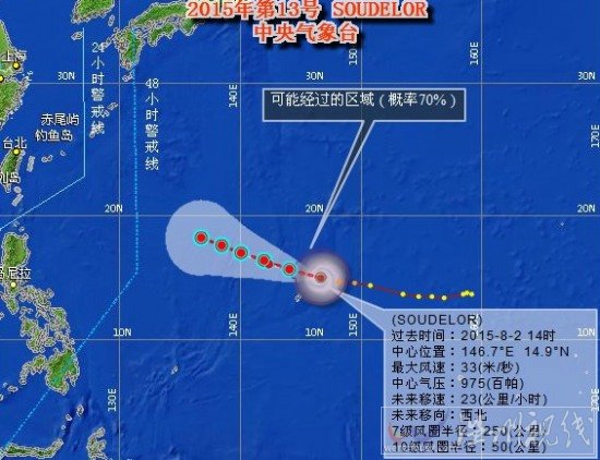 臺(tái)風(fēng)蘇迪羅路徑圖