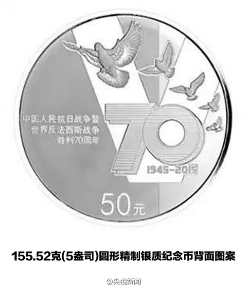 抗戰紀念幣發行