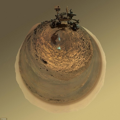 好奇號火星探測器自拍