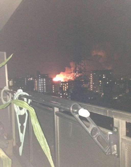 美國駐日軍事基地爆炸