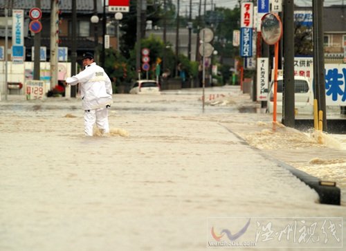日本東京持續(xù)特大暴雨天氣