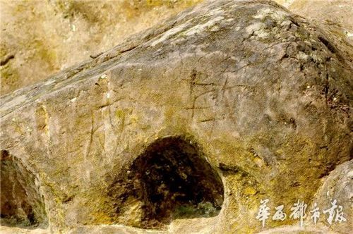中國(guó)最大石獅遭不文明人成敏刻字