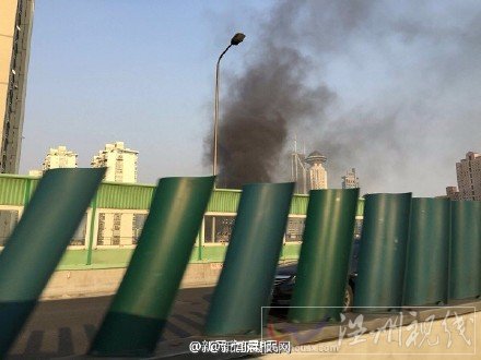 新昌路附近發(fā)生火災