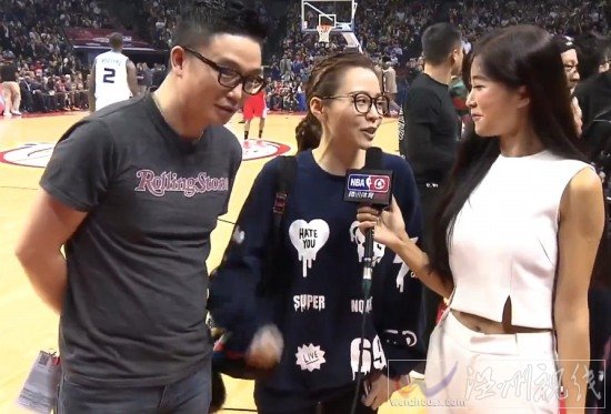 張靚穎和未婚夫馮柯