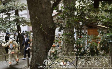 靖國神社廁所發生爆炸