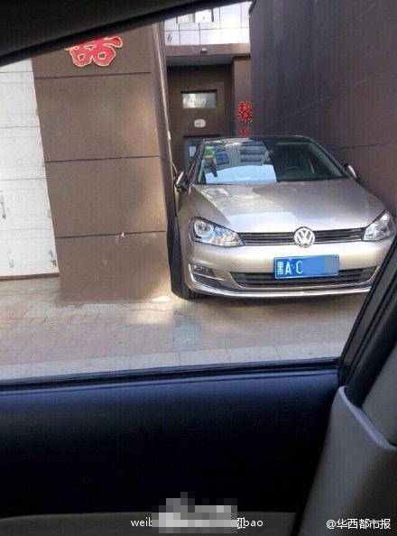 女司機(jī)霸氣停車