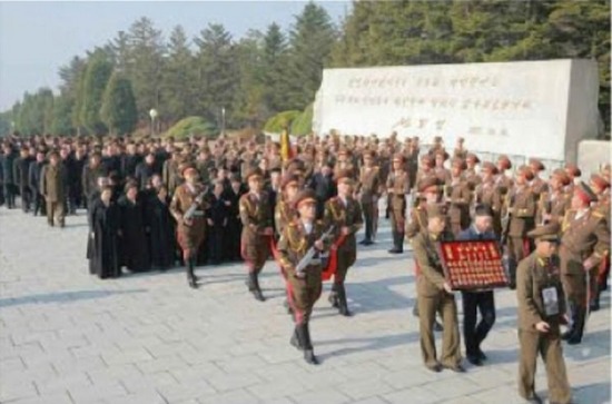 朝元帥李乙雪國葬