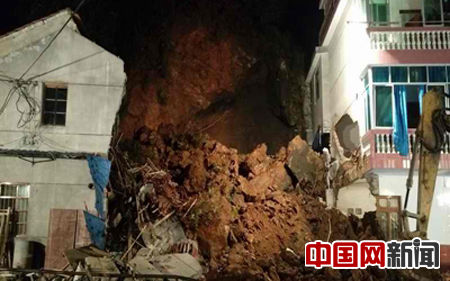 淳安突發山體滑坡