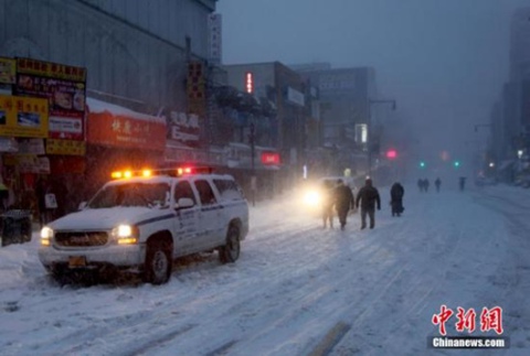 美強暴風(fēng)雪已致至少19人遇難 機場公交運作仍中斷