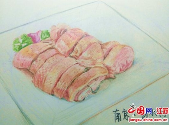 手繪江蘇美食走紅
