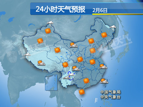 中國(guó)大部回暖