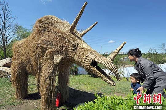 沈陽丑萌稻草人