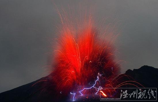 櫻島火山噴發(fā)