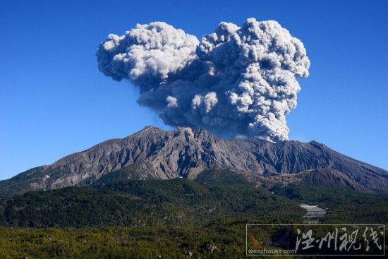 櫻島火山噴發(fā)