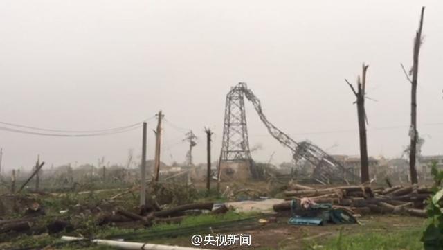 江蘇鹽城龍卷風(fēng)冰雹強(qiáng)對(duì)流天氣已造成51人死亡