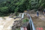 浙江麗水暴雨 龍麗高速發(fā)生山體滑坡