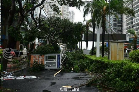 臺風(fēng)莫蘭蒂襲擊廈門