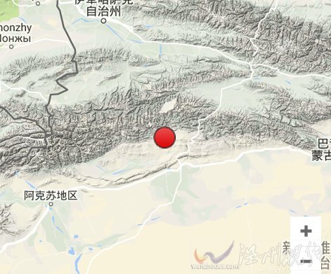 新疆阿克蘇地區(qū)拜城縣地震