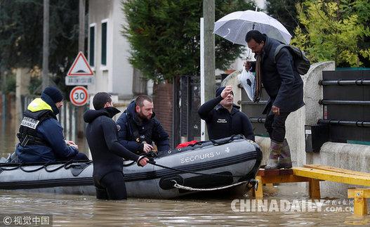 法國巴黎洪水泛濫