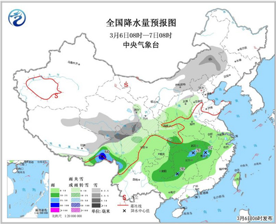 南方雨勢再增強 華南等氣溫暴跌超10℃