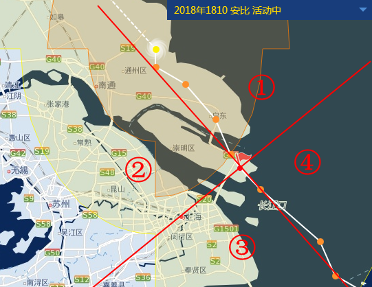 臺風安比登陸上海