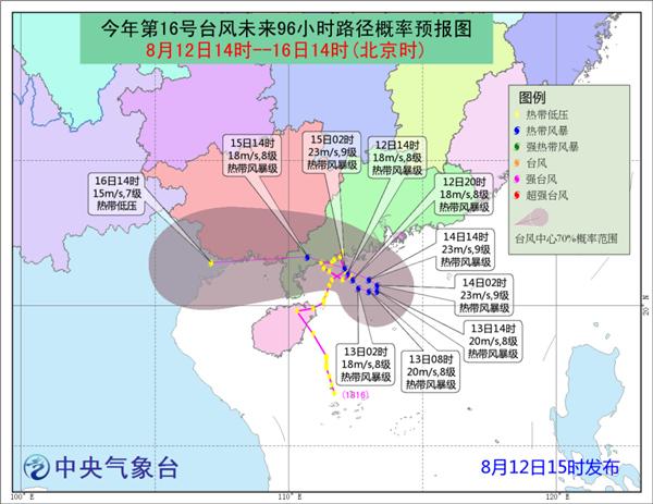 16號臺風貝碧嘉