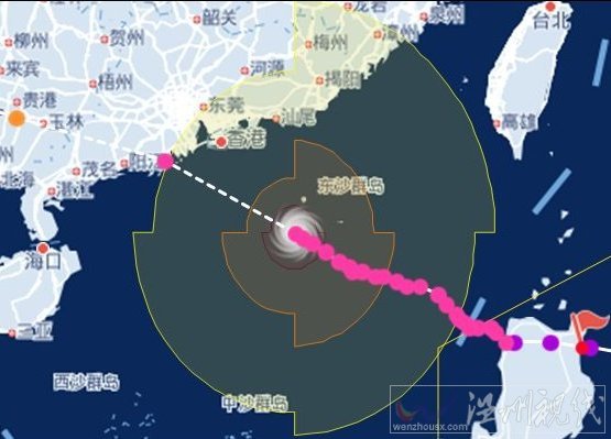 臺風山竹將登陸廣東臺山到陽江