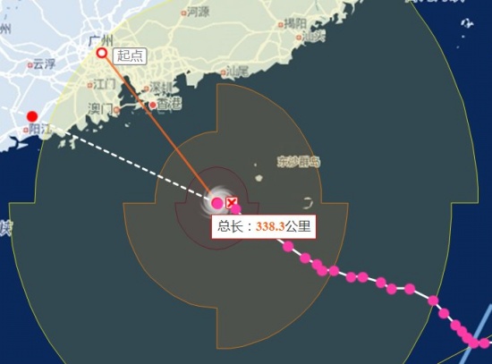 山竹臺風對廣州的影響