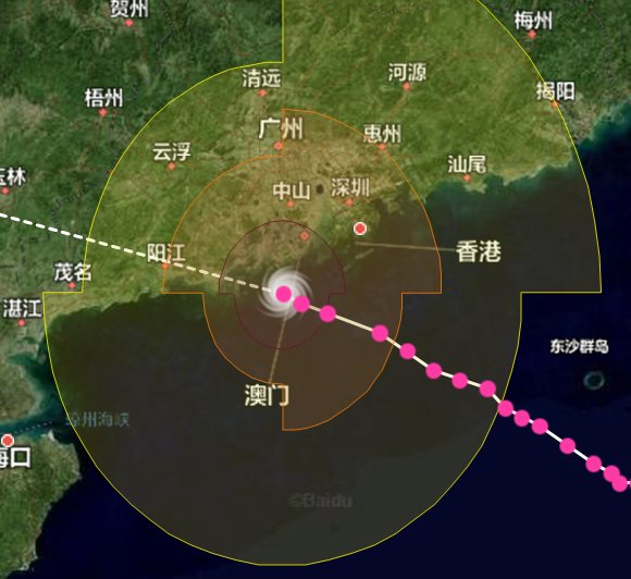 強臺風(fēng)山竹即將登陸廣東