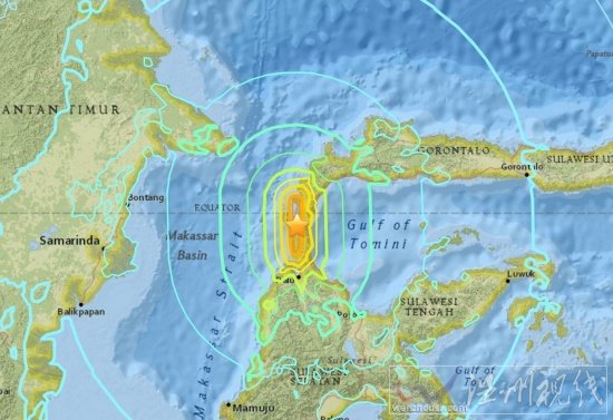 印尼7.7級(jí)地震