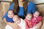 英國(guó)51歲祖母生4胞胎