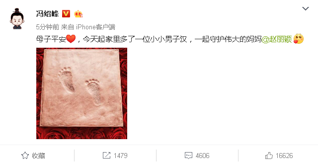 趙麗穎生子