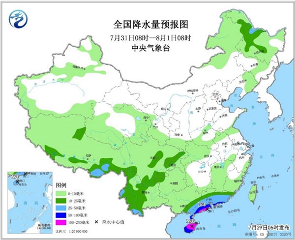 東北西南局地大暴雨 南方高溫持續夜溫近30℃