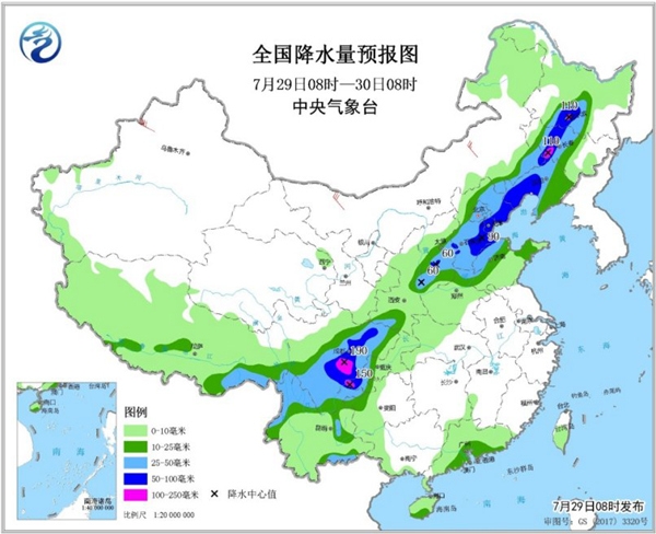 東北西南局地大暴雨 南方高溫持續夜溫近30℃