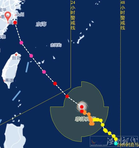 浙江臺風利奇馬最新消息 未來路徑或登陸浙江