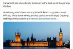 英國議會正式解散