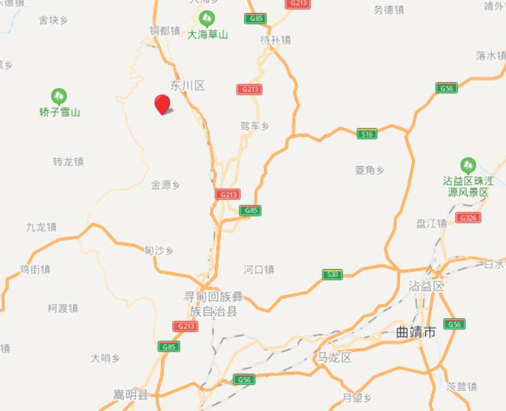 云南昆明東川區(qū)發(fā)生4.2級地震