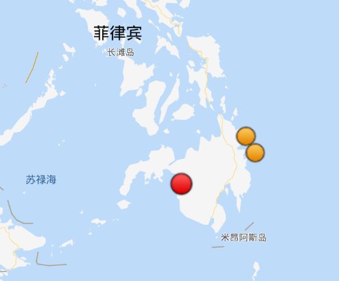 菲律賓棉蘭老島海域6.4級地震