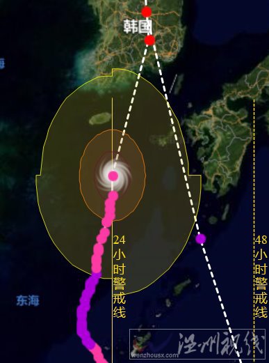雙臺風美莎克海神 預報路徑指向韓國