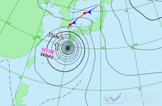 日本臺風海神逼近