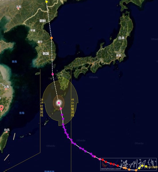 強臺風海神最新路徑 15級強臺風向日本靠近