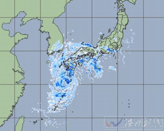 日本臺風海神逼近