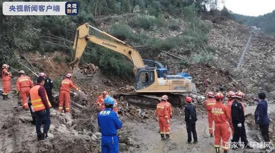 四川宣漢山體滑坡致5人遇難
