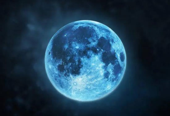 罕見藍(lán)月亮今晚現(xiàn)身夜空